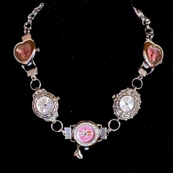 Barbie Jewelry - Barbie handmade, watch choker necklace